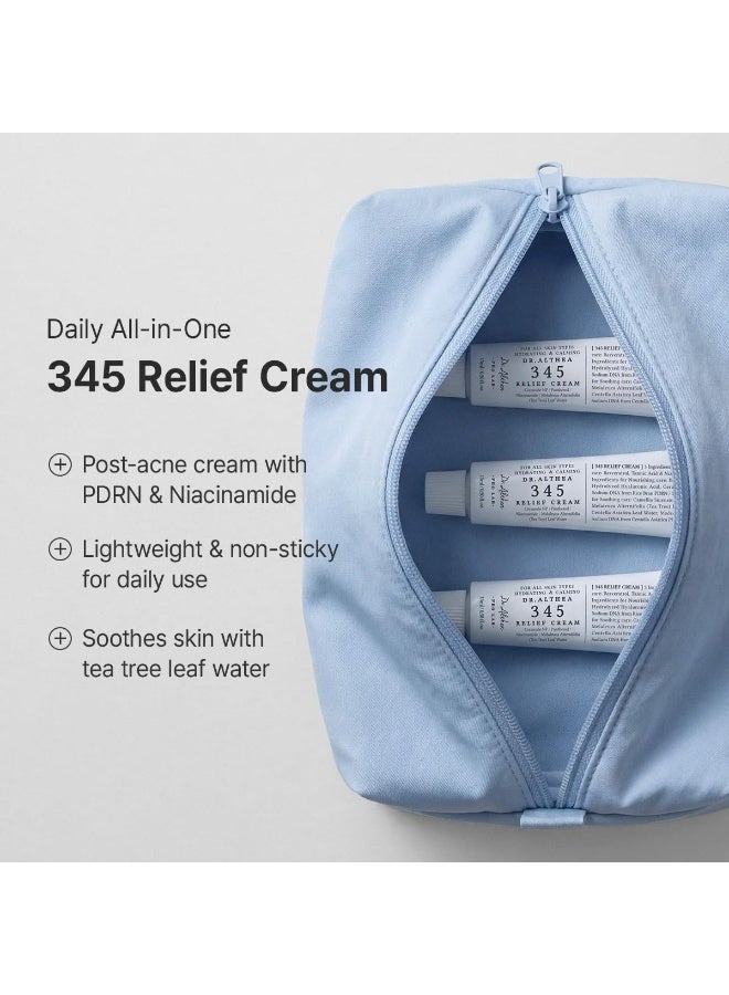 Dr.althea Dr. Althea Blemish Relief Duo | 345 Relief Cream 50ml + 345 Relief Mist 60ml | Soothing & Hydrating Skincare Set - Image 4